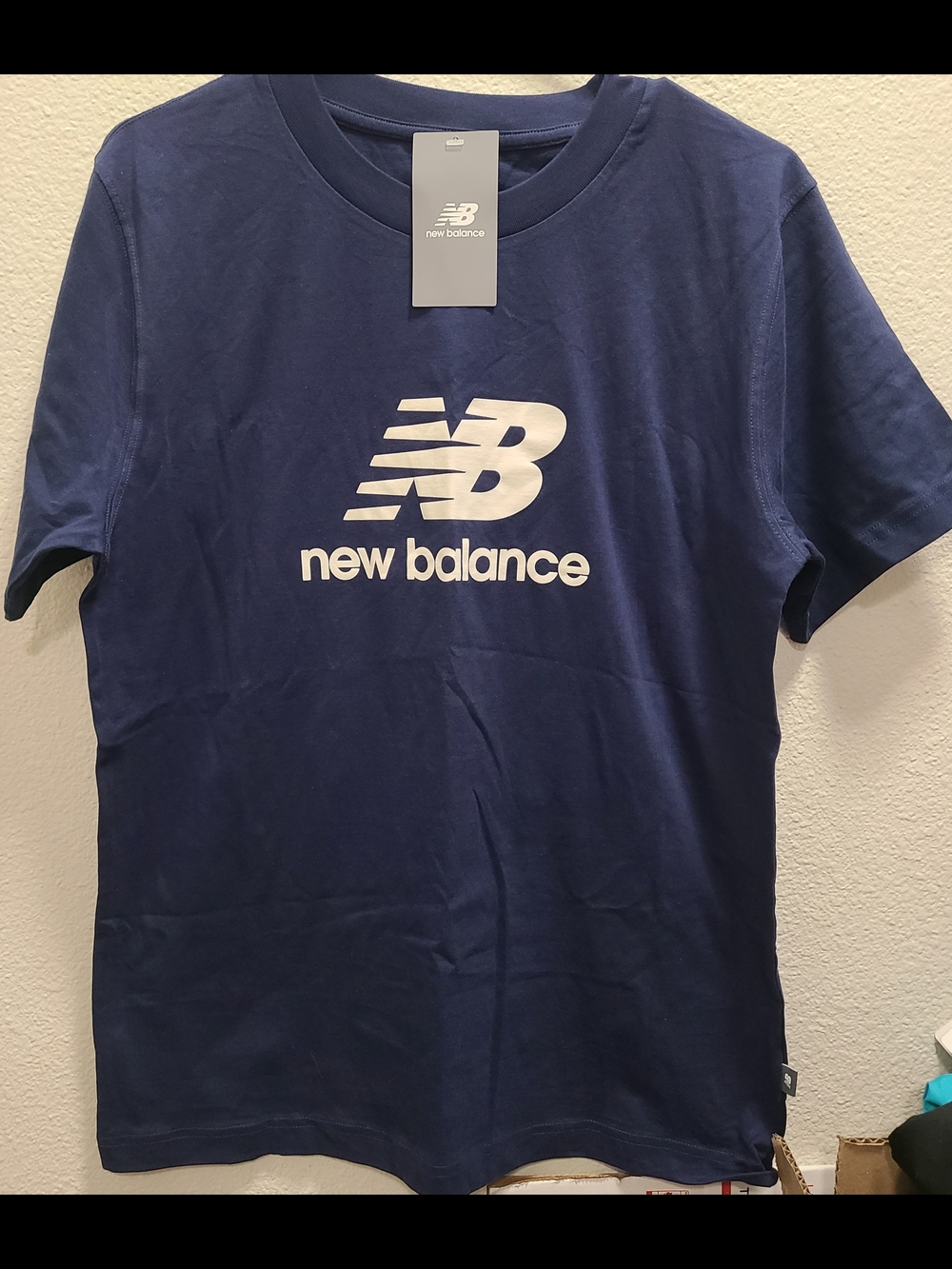 New Balance Navy Blue Logo T-Shirt